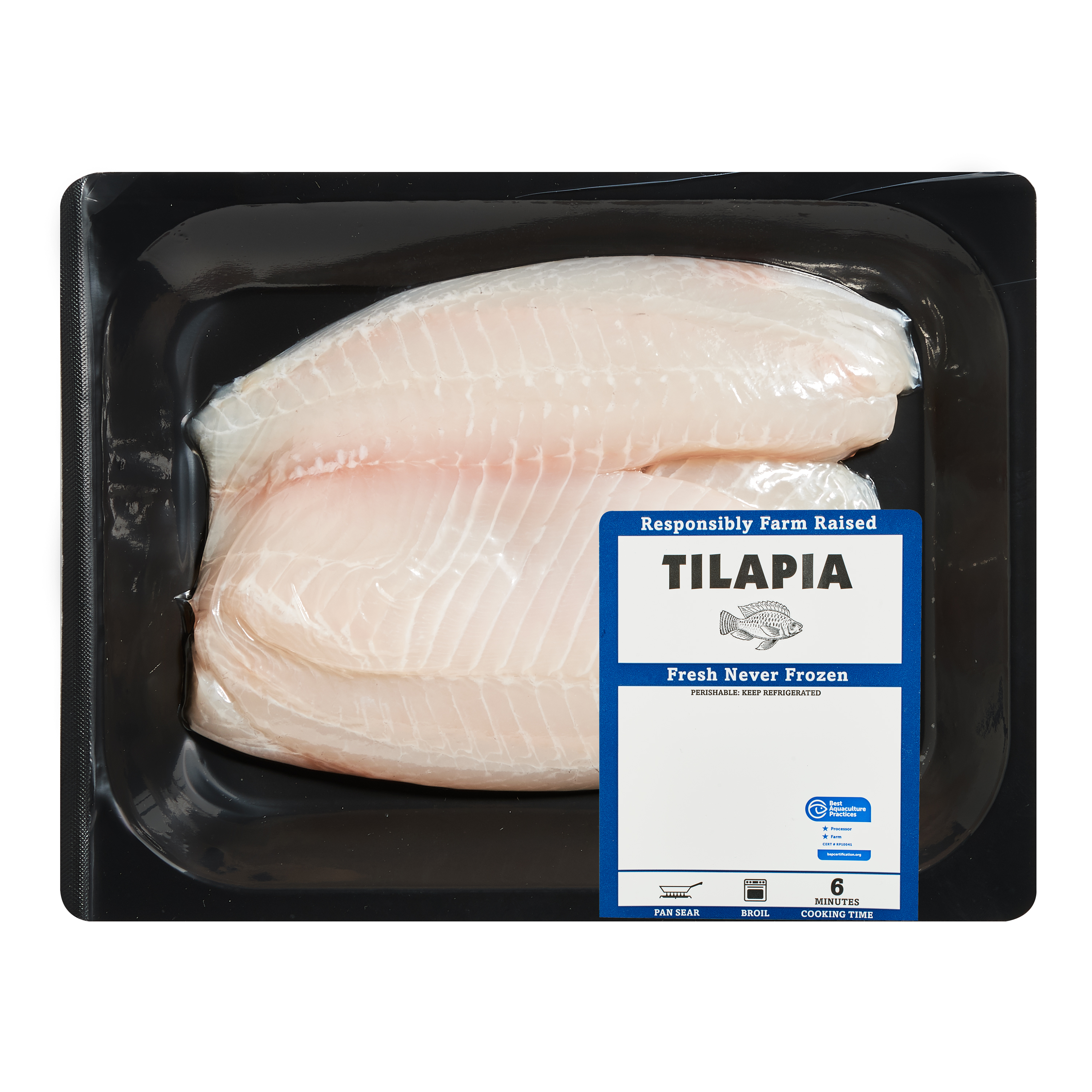 Fresh Tilapia Fillets, 1Ib