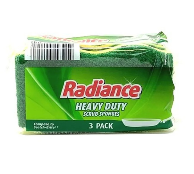 Radiance Heavy Duty Scrub Sponge, 3 pcs