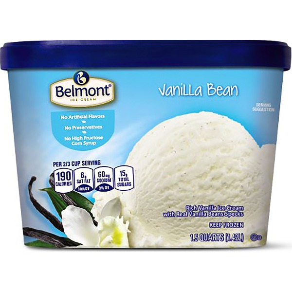 Belmont Vanilla Bean Ice Cream