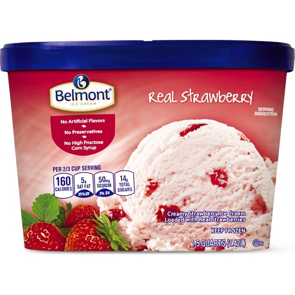 Belmont Strawberry Ice Cream