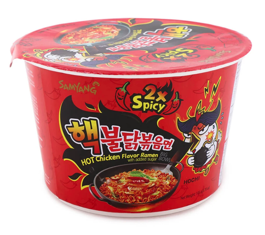 SAMYANG 2x Spicy Hot Chicken Flavor Ramen Big Bowl 105g (3.70oz)