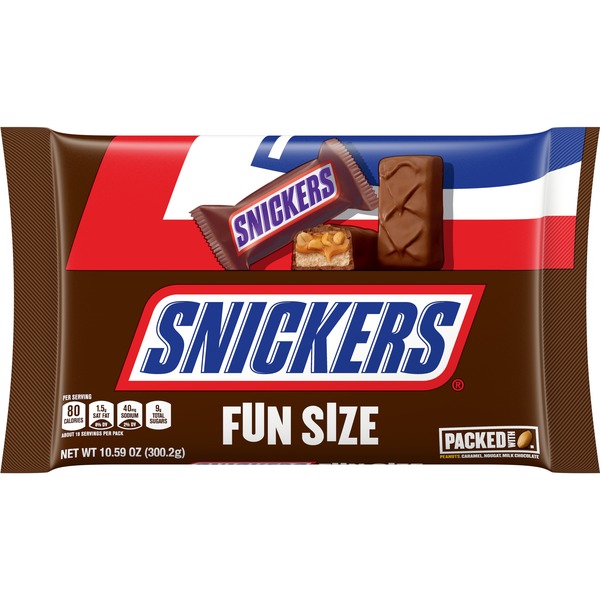 Snickers Chocolate Candy Bars Fun Size
