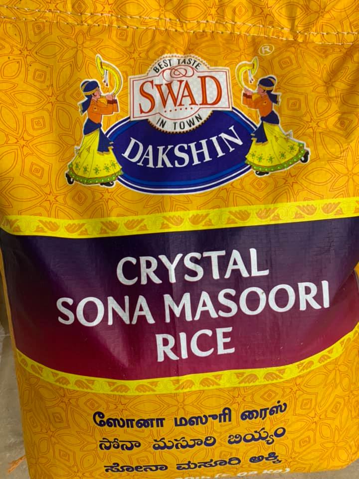 Swad Crystal Sona Masoori Rice