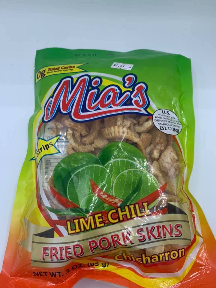 Mia's Lime Chilli Fried Pork Skins