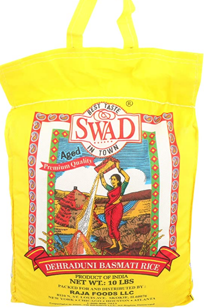Swad Rice Basmati, 10-pounds